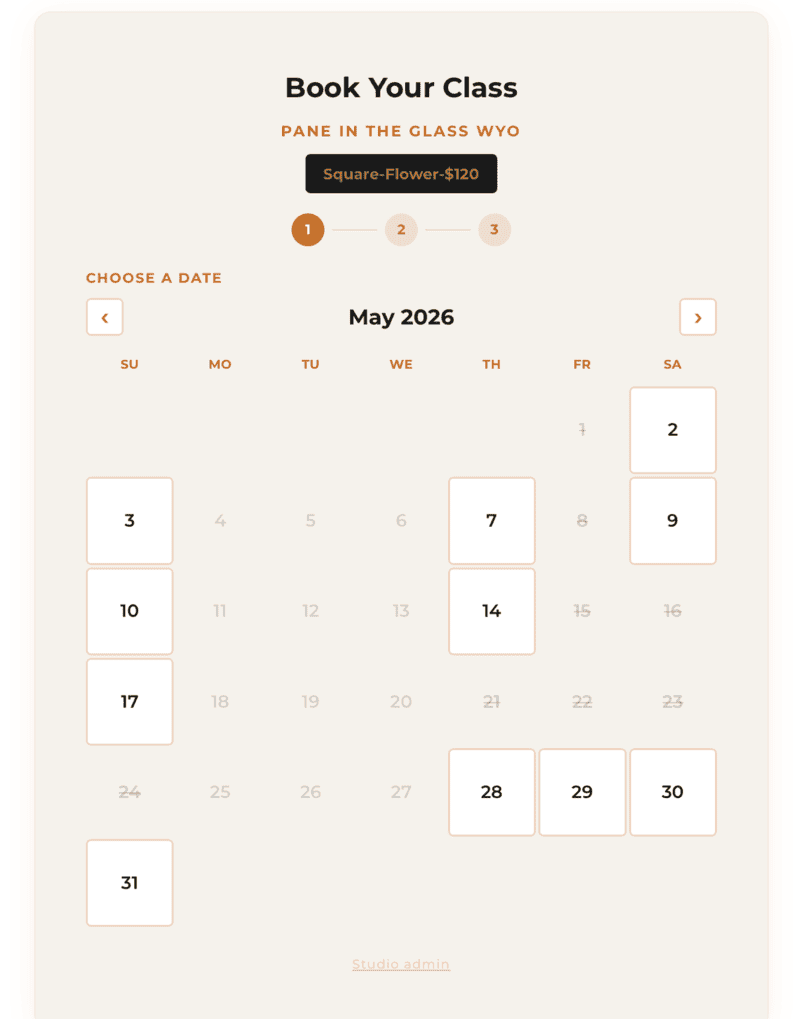 Custom Coded Calendar function with Blackout Dates and the ability to add classes